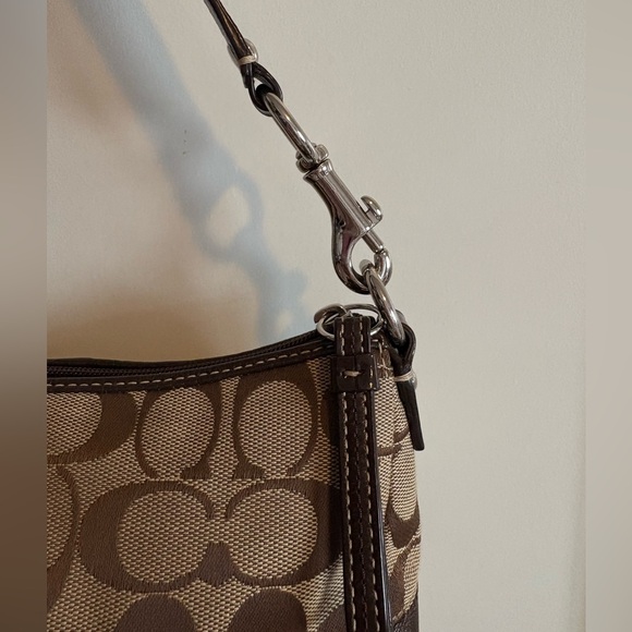 coach signature stripe monogram canvas bag - Picture 3 of 8